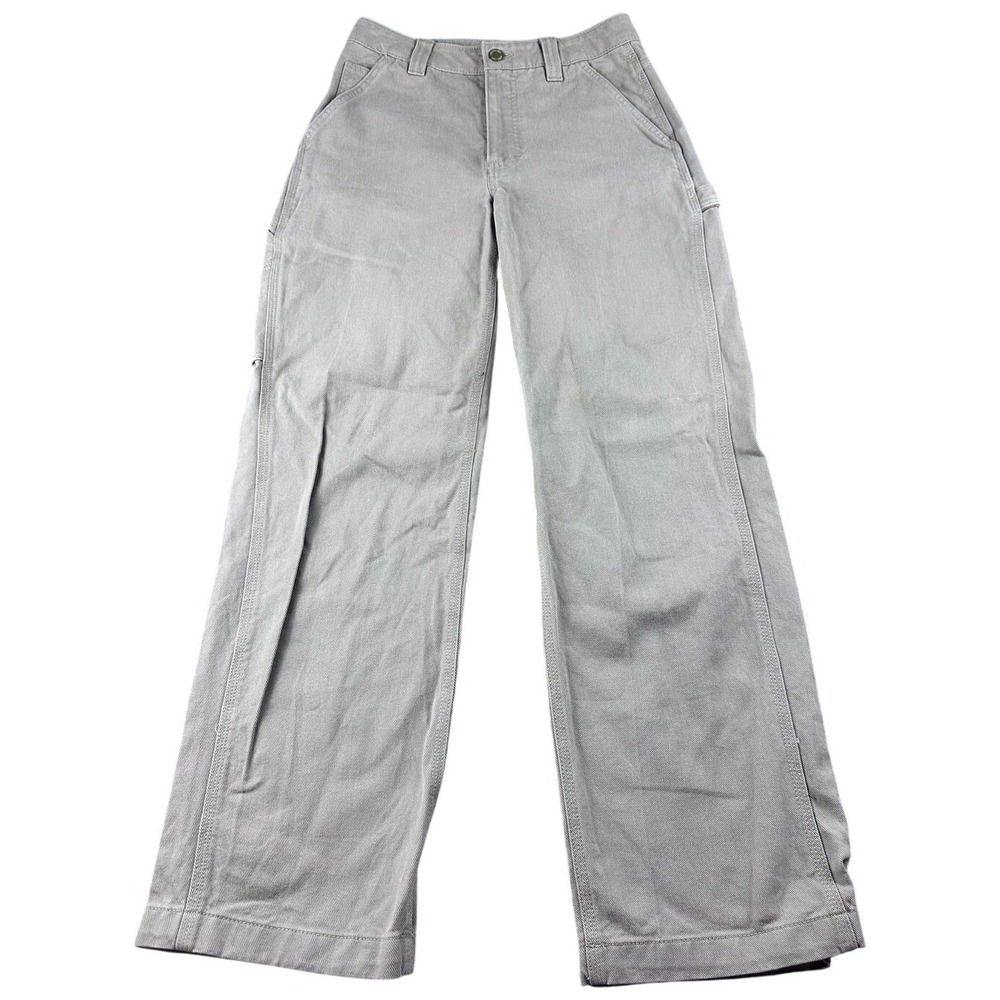 Tna Carpenter Pants Women 2 Tan‎ Greenwich Relaxed High Rise Twill Workwear